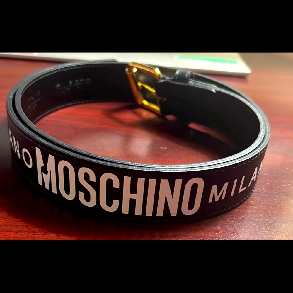 Moschino  Milano Leather Belt